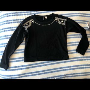 Rhinestone sweater